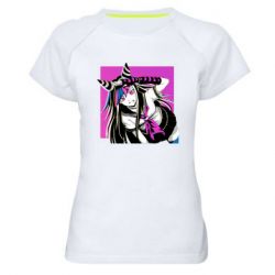 Женская футболка для спорта Ибуки Миода глитч - PrintSalon