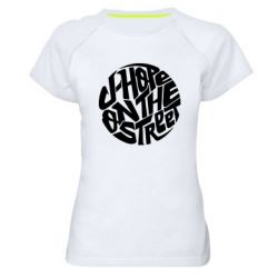 Женская футболка для спорта J-HOPE - PrintSalon