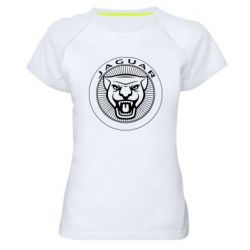 Женская футболка для спорта Jaguar Logo - PrintSalon