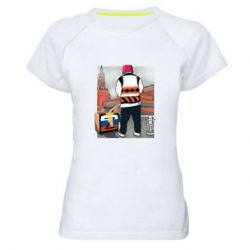 Женская футболка для спорта Калуш и рашка - PrintSalon