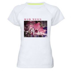 Женская футболка для спорта Кицунэ Яэ Мико - PrintSalon
