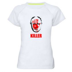 Женская спортивная футболка KILLER - PrintSalon