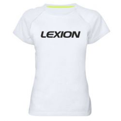Женская футболка для спорта Lexion - PrintSalon