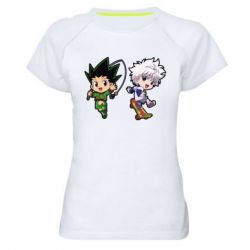 Женская футболка для спорта Little Hunter x Hunter - PrintSalon