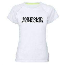 Жіноча футболка для спорту Måneskin logo art - PrintSalon