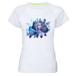 Женская футболка для спорта Magical Crystal Maiden - PrintSalon