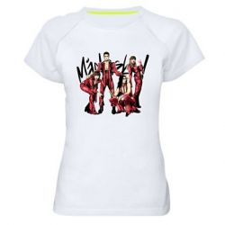 Женская футболка для спорта Maneskin band - PrintSalon
