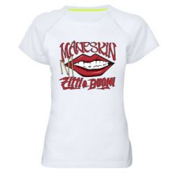 Женская футболка для спорта Maneskin - Zitti e Buoni - PrintSalon