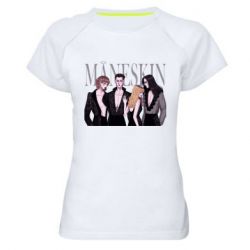 Женская футболка для спорта Манескин - PrintSalon