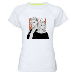 Женская футболка для спорта Manjiro And Draken - PrintSalon