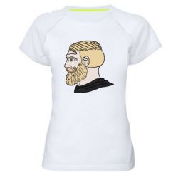 Женская футболка для спорта Meme Man Nordic Gamer - PrintSalon