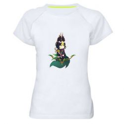 Женская футболка для спорта Милый Тигнари - PrintSalon