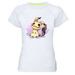 Женская футболка для спорта Мимикью - PrintSalon