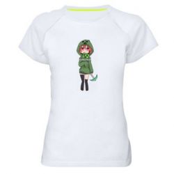 Женская футболка для спорта Minecraft anime - PrintSalon