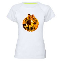 Женская футболка для спорта Мир Юрского Периода Доминион - PrintSalon