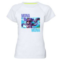 Женская футболка для спорта Mona art - PrintSalon
