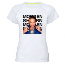 Женская футболка для спорта Morgenshtern - PrintSalon