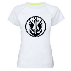 Женская спортивная футболка Морская Пехота - PrintSalon