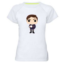 Жіноча футболка для спорту Номер П'ять Чібі-PrintSalon Жіноча футболка для спорту Номер П'ять Чібі