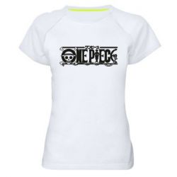 Женская футболка для спорта One Piece Logo Anchor - PrintSalon