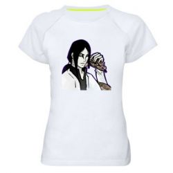 Жіноча футболка для спорту Orochimaru with a snake - PrintSalon