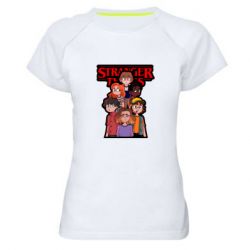 Женская футболка для спорта ОСД Друзья вместе - PrintSalon