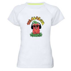 Женская футболка для спорта Перец Эдисон и доллары - PrintSalon