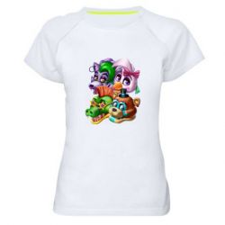 Женская футболка для спорта Персонажи FNAF - PrintSalon
