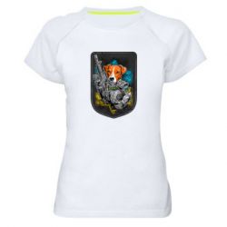 Женская футболка для спорта Пес Патрон арт - PrintSalon