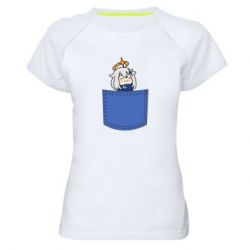 Женская футболка для спорта Pocket Paimon - PrintSalon
