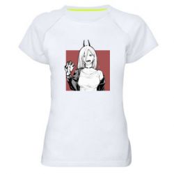 Жіноча футболка для спорту Power art - PrintSalon