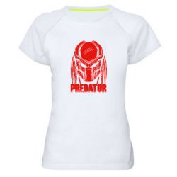 Жіноча футболка для спорту Predator. - PrintSalon