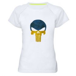 Жіноча футболка для спорту Punisher Ukraine - PrintSalon