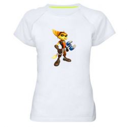 Жіноча футболка для спорту Ratchet & Clank game - PrintSalon