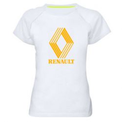 Женская футболка для спорта Renault 1972 Logo - PrintSalon