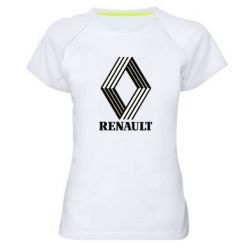 Женская футболка для спорта Renault Logo 1972 - PrintSalon