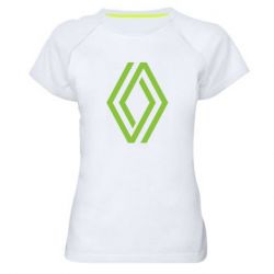 Женская футболка для спорта Renault New Logo - PrintSalon