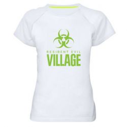 Жіноча футболка для спорту Resident Evil Village Biohazard - PrintSalon