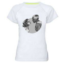 Женская футболка для спорта Retro Wanda and Vision - PrintSalon