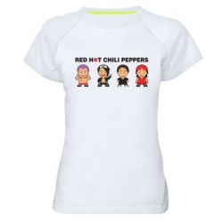 Женская футболка для спорта RHCP Chibies - PrintSalon