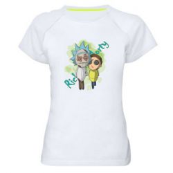 Женская футболка для спорта Rick and Morty voodoo doll - PrintSalon