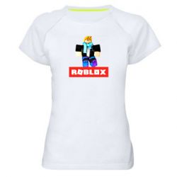 Женская футболка для спорта Roblox Cool - PrintSalon