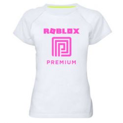 Женская футболка для спорта Roblox Premium - PrintSalon