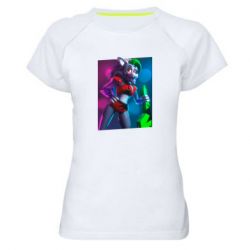 Женская футболка для спорта Roxanne Wolf - PrintSalon