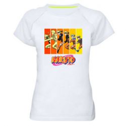 Жіноча футболка для спорту Running Naruto - PrintSalon