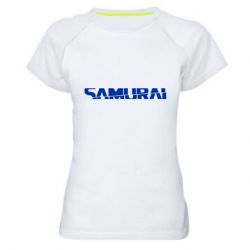 Жіноча футболка для спорту Samurai Cyberpunk - PrintSalon