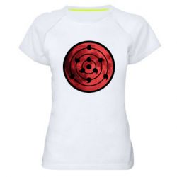 Жіноча футболка для спорту Sharingan moon - PrintSalon