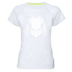 Женская спортивная футболка Шеврон полиции Хищник - PrintSalon