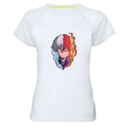 Жіноча футболка для спорту Шото Тодорокі  арт - PrintSalon