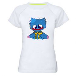 Жіноча футболка для спорту Shy Huggy - PrintSalon